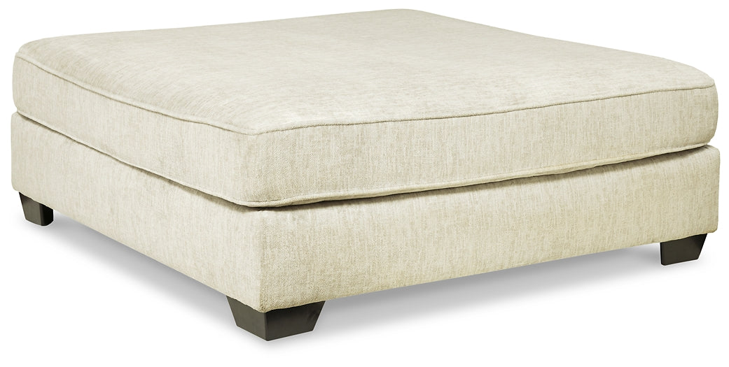 Rawcliffe 3-Piece Sectional with Ottoman at Walker Mattress and Furniture Locations in Cedar Park and Belton TX.