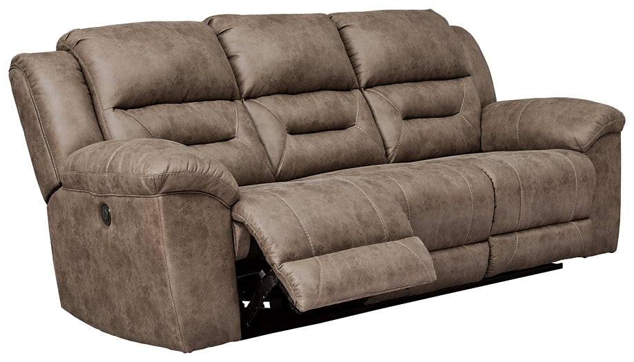 Stoneland Sofa, Loveseat and Recliner at Walker Mattress and Furniture Locations in Cedar Park and Belton TX.