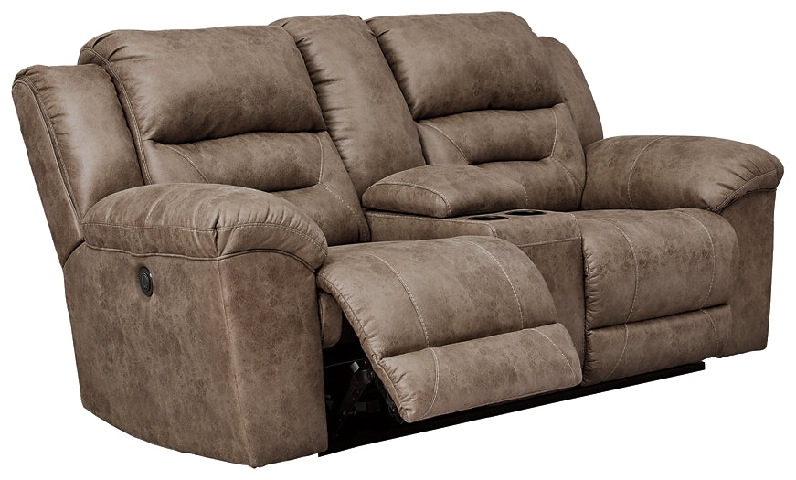 Stoneland Sofa, Loveseat and Recliner at Walker Mattress and Furniture Locations in Cedar Park and Belton TX.