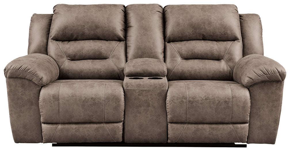 Stoneland Sofa, Loveseat and Recliner at Walker Mattress and Furniture Locations in Cedar Park and Belton TX.