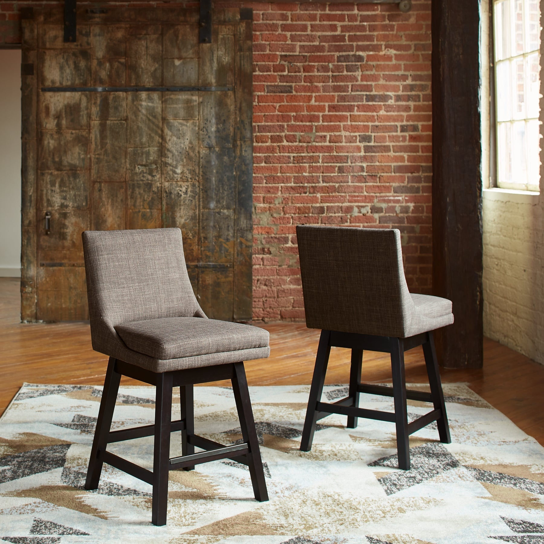 Tallenger 2-Piece Bar Stool at Walker Mattress and Furniture Locations in Cedar Park and Belton TX.