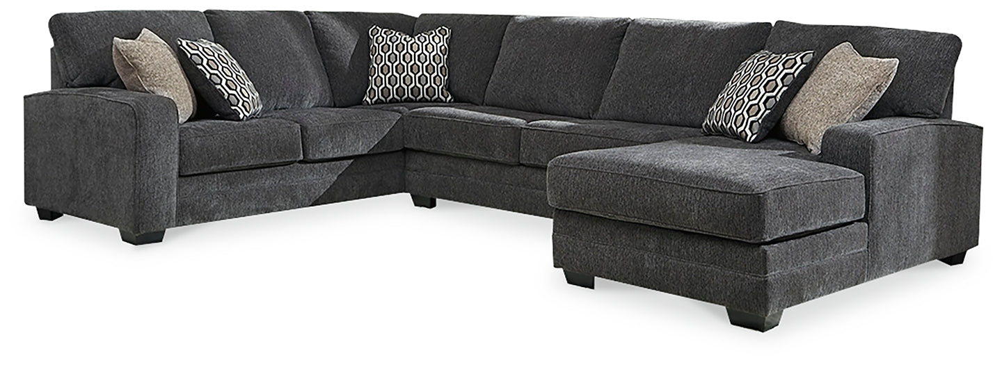 Tracling 3-Piece Sectional with Ottoman at Walker Mattress and Furniture Locations in Cedar Park and Belton TX.