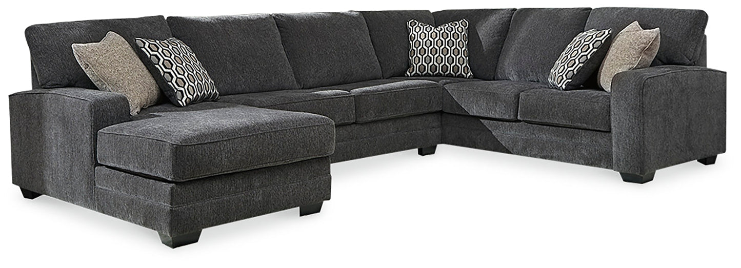 Tracling 3-Piece Sectional with Ottoman at Walker Mattress and Furniture Locations in Cedar Park and Belton TX.