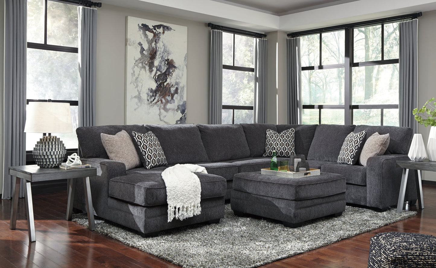 Tracling 3-Piece Sectional with Ottoman at Walker Mattress and Furniture Locations in Cedar Park and Belton TX.