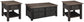 Tyler Creek Coffee Table with 2 End Tables at Walker Mattress and Furniture Locations in Cedar Park and Belton TX.