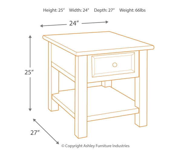 Tyler Creek Coffee Table with 2 End Tables at Walker Mattress and Furniture Locations in Cedar Park and Belton TX.