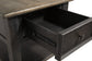 Tyler Creek Coffee Table with 2 End Tables at Walker Mattress and Furniture Locations in Cedar Park and Belton TX.