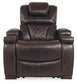 Warnerton PWR Recliner/ADJ Headrest at Walker Mattress and Furniture Locations in Cedar Park and Belton TX.