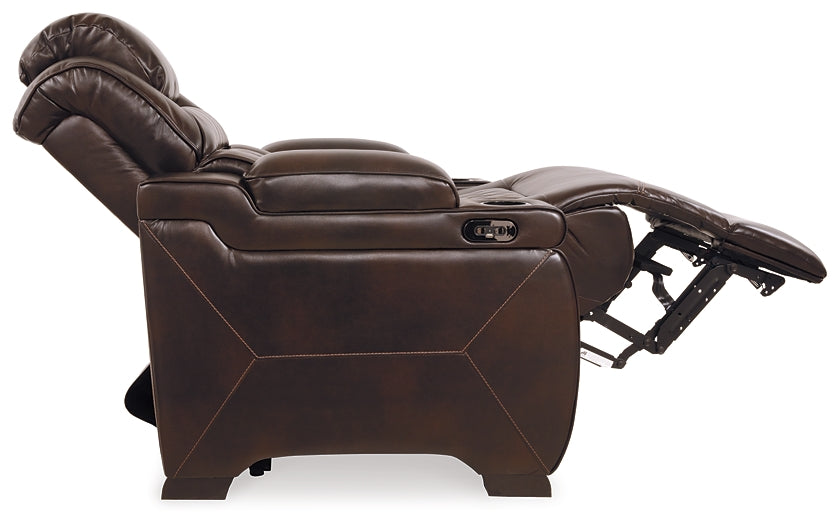 Warnerton PWR Recliner/ADJ Headrest at Walker Mattress and Furniture Locations in Cedar Park and Belton TX.