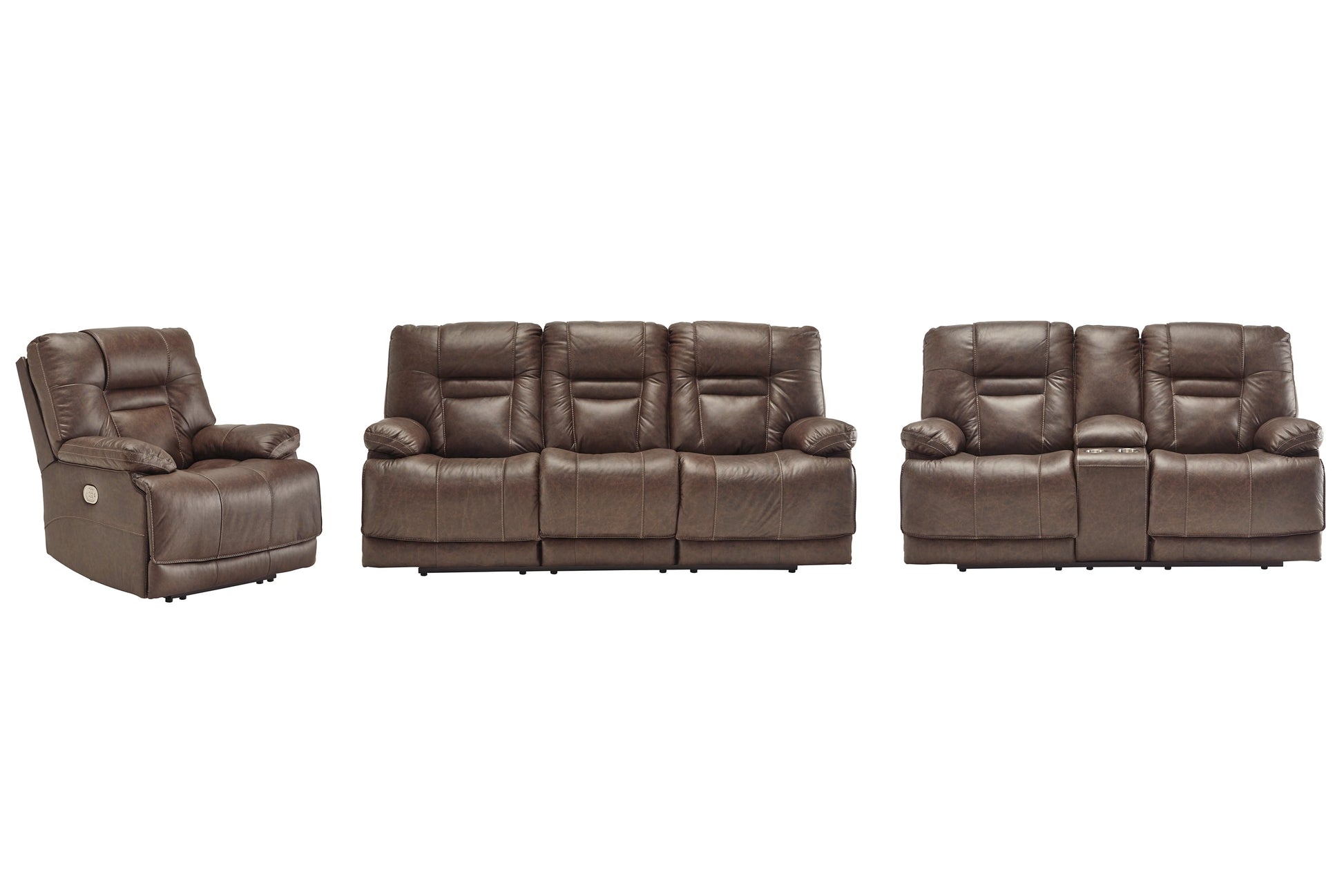 Wurstrow Sofa, Loveseat and Recliner at Walker Mattress and Furniture Locations in Cedar Park and Belton TX.