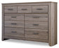 Zelen Queen/Full Panel Headboard with Dresser at Walker Mattress and Furniture Locations in Cedar Park and Belton TX.