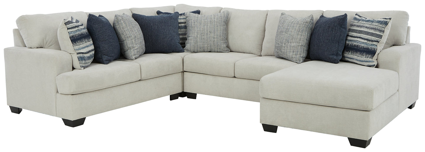 Lowder 4-Piece Sectional with Chaise