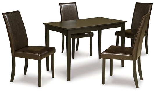 Kimonte Dining Table and 4 Chairs