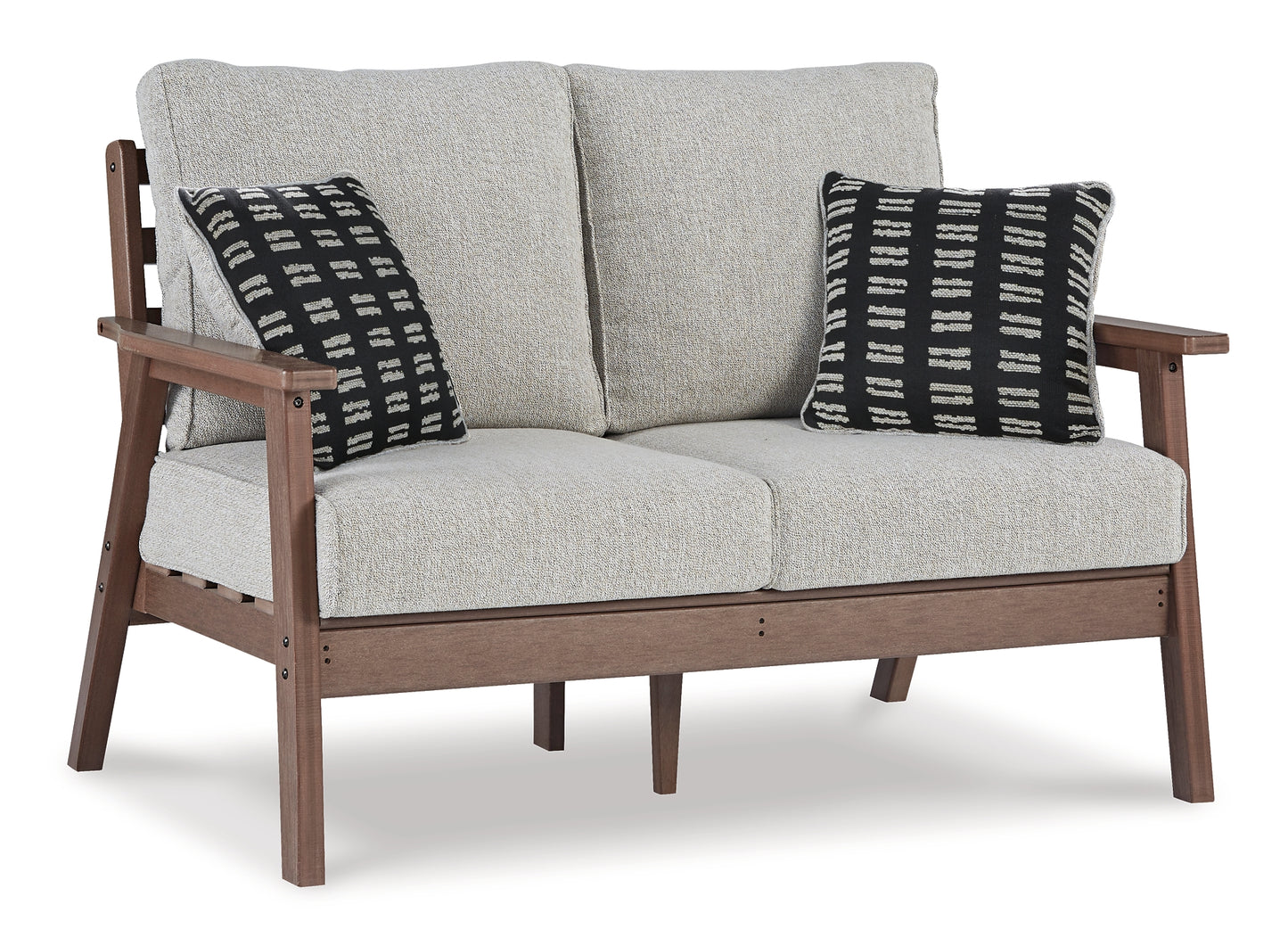 Emmeline Outdoor Sofa and Loveseat with Coffee Table