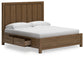 Cabalynn California King Panel Bed with Dresser, Chest and Nightstand