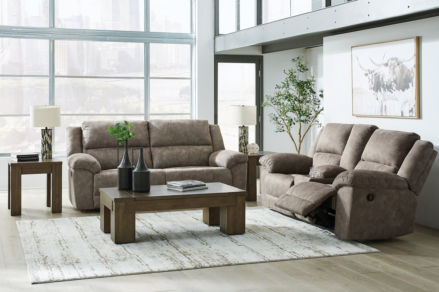 Laresview Sofa and Loveseat