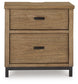 Tomtyn Two Drawer Night Stand