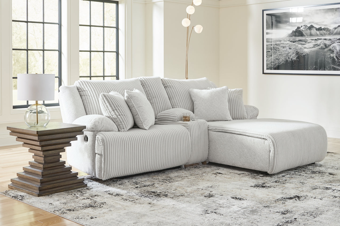 Top Tier 3-Piece Reclining Sectional Sofa with Chaise