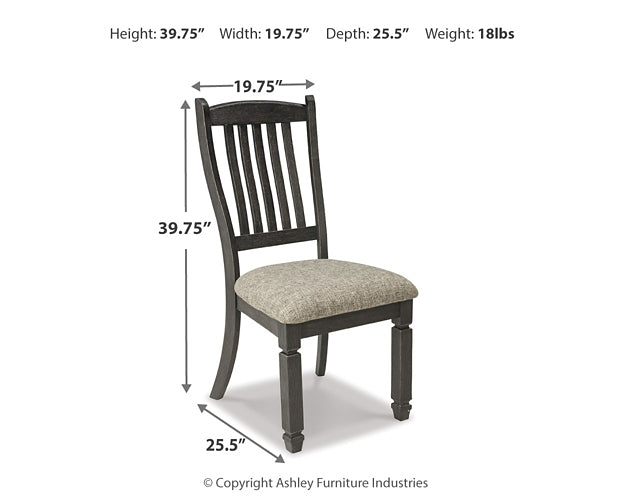 Tyler Creek Dining UPH Side Chair (2/CN)