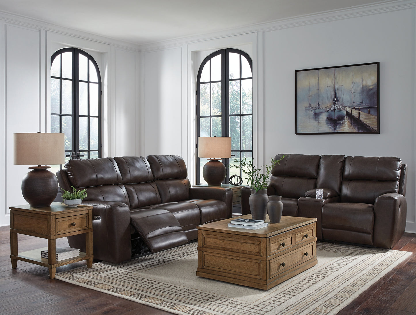 Crossplex Sofa and Loveseat