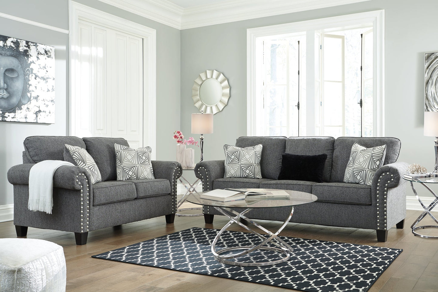 Agleno Sofa and Loveseat Walker Mattress and Furniture