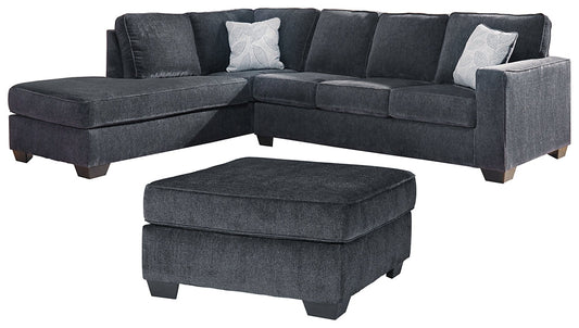 Altari 2-Piece Sectional with Ottoman at Walker Mattress and Furniture