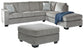 Altari 2-Piece Sleeper Sectional with Ottoman at Walker Mattress and Furniture