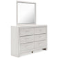 Altyra Queen Panel Bed with Mirrored Dresser, Chest and 2 Nightstands at Walker Mattress and Furniture