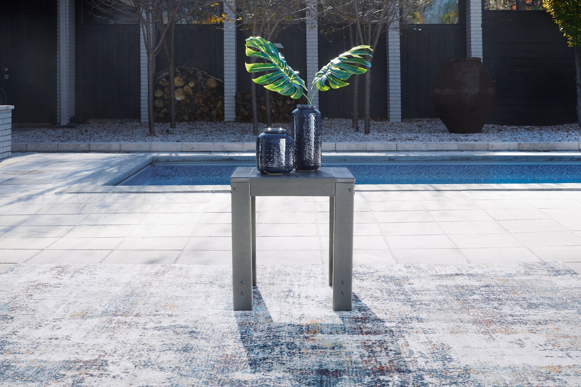 Amora Outdoor Coffee Table with 2 End Tables at Walker Mattress and Furniture