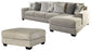 Ardsley 2-Piece Sectional with Ottoman at Walker Mattress and Furniture