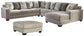 Ardsley 4-Piece Sectional with Ottoman at Walker Mattress and Furniture