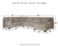 Ballinasloe 3-Piece Sectional with Ottoman at Walker Mattress and Furniture