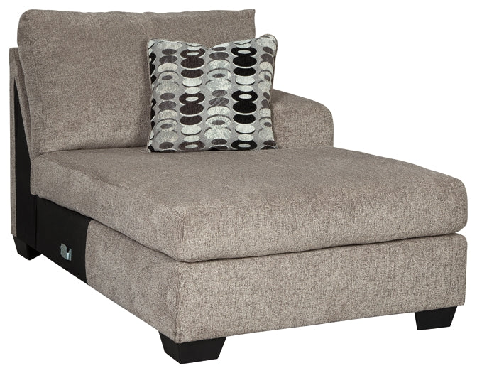 Ballinasloe 3-Piece Sectional with Ottoman at Walker Mattress and Furniture