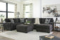 Ballinasloe 3-Piece Sectional with Ottoman at Walker Mattress and Furniture