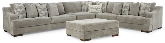 Bayless 4-Piece Sectional with Ottoman at Walker Mattress and Furniture