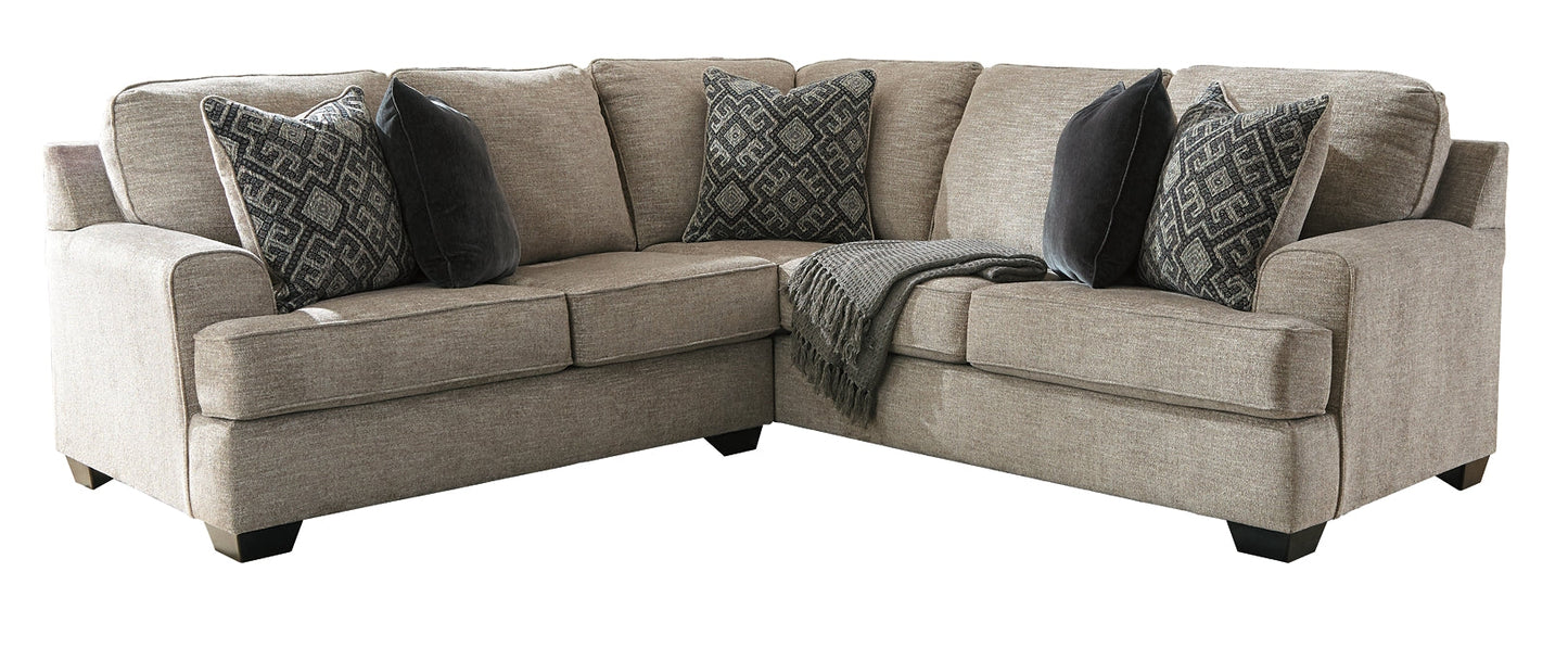 Bovarian 2-Piece Sectional with Ottoman at Walker Mattress and Furniture Locations in Cedar Park and Belton TX.