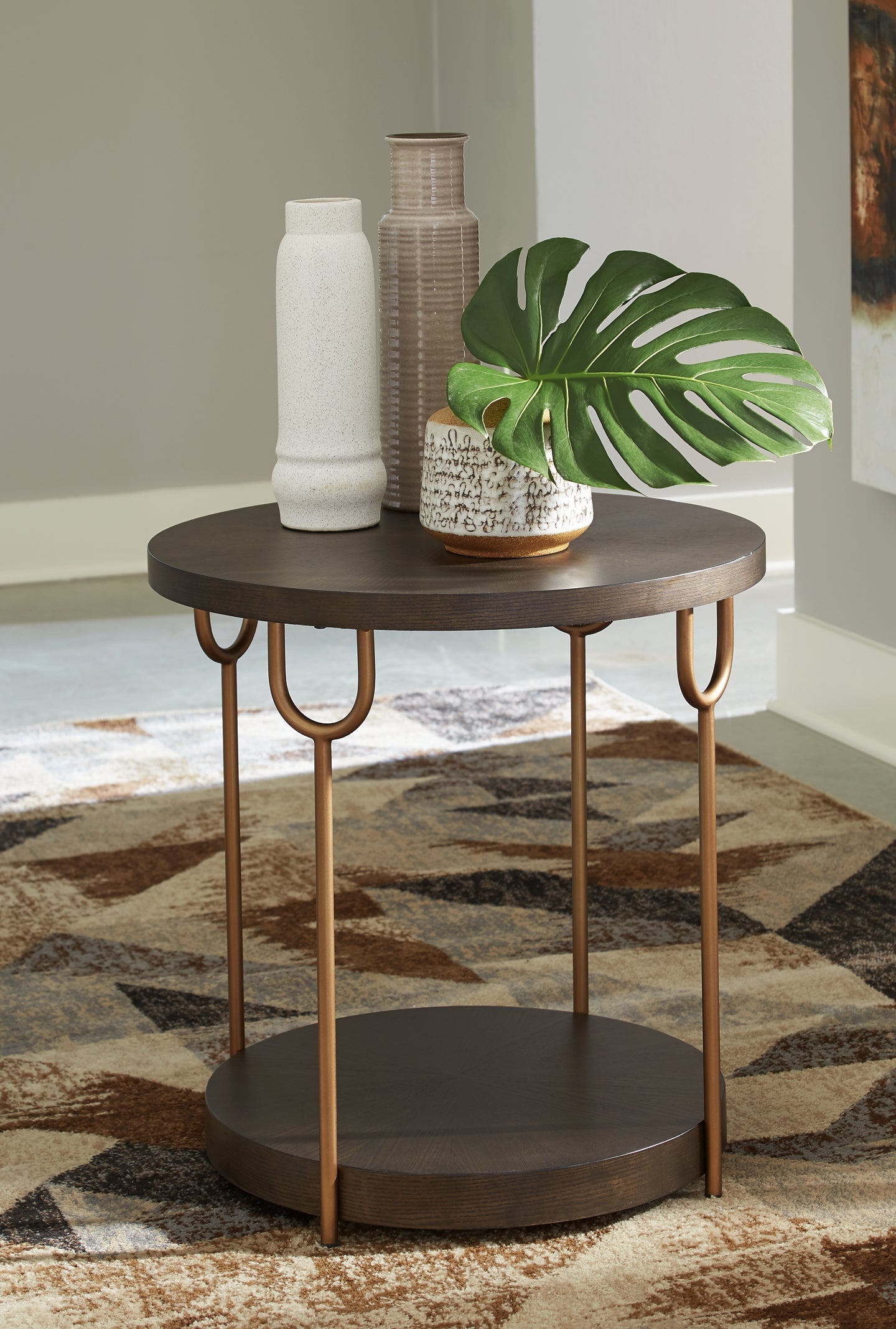 Brazburn 2 End Tables at Walker Mattress and Furniture Locations in Cedar Park and Belton TX.