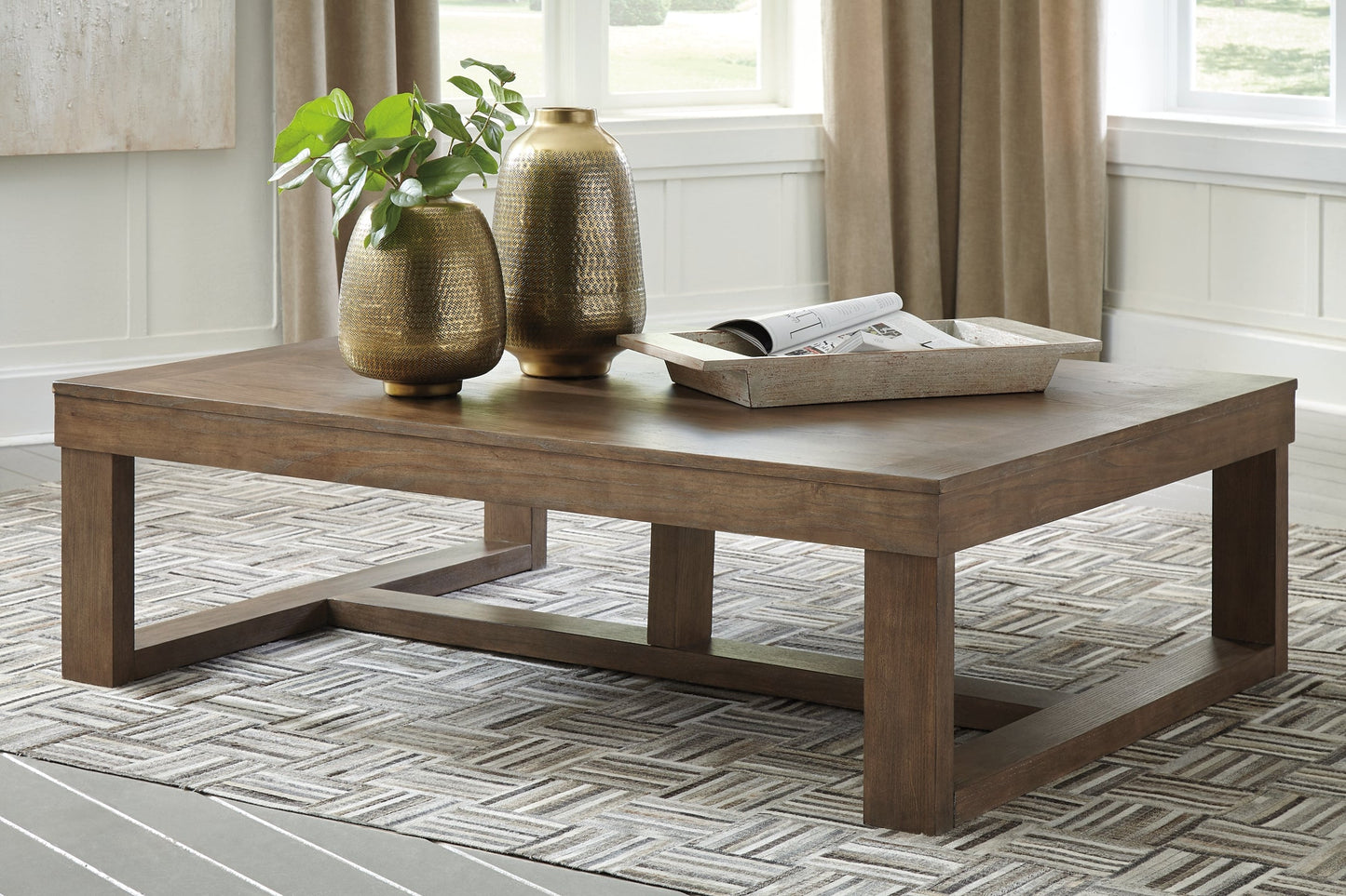 Cariton Coffee Table with 1 End Table at Walker Mattress and Furniture Locations in Cedar Park and Belton TX.