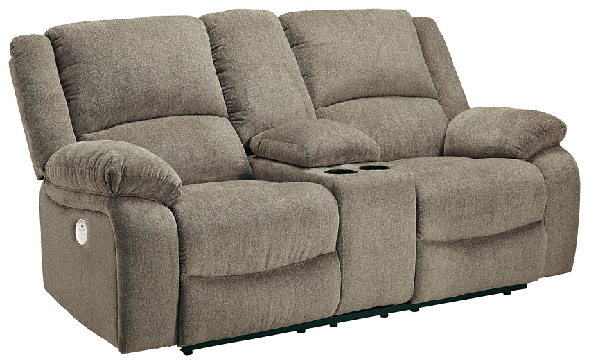 Draycoll Sofa and Loveseat at Walker Mattress and Furniture Locations in Cedar Park and Belton TX.