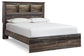 Drystan Queen Bookcase Bed with Mirrored Dresser at Walker Mattress and Furniture Locations in Cedar Park and Belton TX.