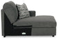 Edenfield 3-Piece Sectional with Ottoman at Walker Mattress and Furniture Locations in Cedar Park and Belton TX.