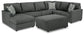 Edenfield 3-Piece Sectional with Ottoman at Walker Mattress and Furniture Locations in Cedar Park and Belton TX.