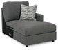 Edenfield 3-Piece Sectional with Ottoman at Walker Mattress and Furniture Locations in Cedar Park and Belton TX.