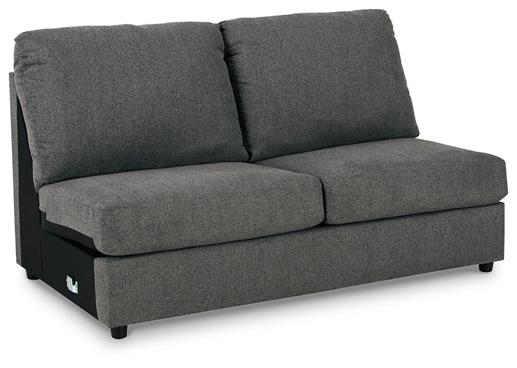 Edenfield 3-Piece Sectional with Ottoman at Walker Mattress and Furniture Locations in Cedar Park and Belton TX.