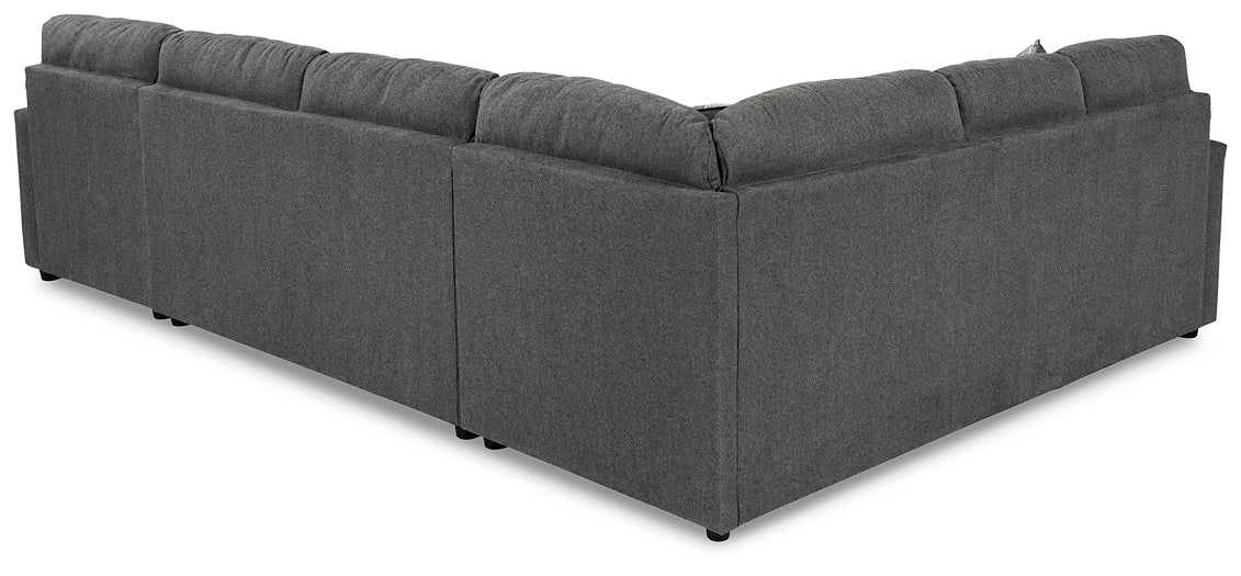 Edenfield 3-Piece Sectional with Ottoman at Walker Mattress and Furniture Locations in Cedar Park and Belton TX.