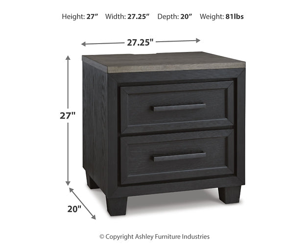 Foyland Queen Panel Storage Bed with Mirrored Dresser, Chest and Nightstand at Walker Mattress and Furniture Locations in Cedar Park and Belton TX.