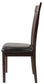 Hammis Dining UPH Side Chair (2/CN) at Walker Mattress and Furniture Locations in Cedar Park and Belton TX.