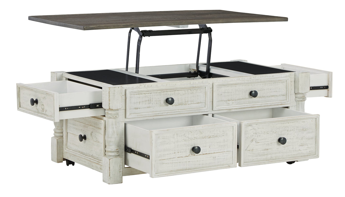 Havalance Coffee Table with 2 End Tables at Walker Mattress and Furniture Locations in Cedar Park and Belton TX.