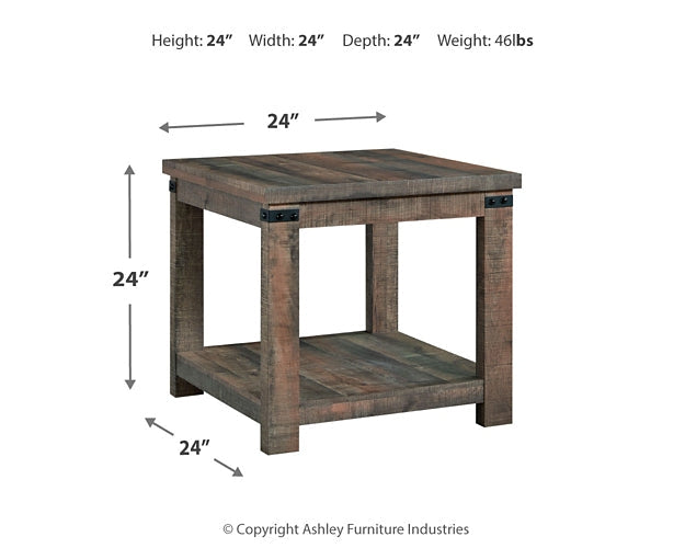 Hollum Coffee Table with 1 End Table at Walker Mattress and Furniture Locations in Cedar Park and Belton TX.