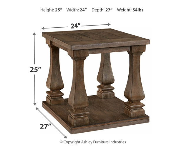 Johnelle Coffee Table with 1 End Table at Walker Mattress and Furniture Locations in Cedar Park and Belton TX.